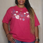 Load image into Gallery viewer, Vintage 80s/90s Sea Shells Graphic Tee

