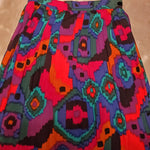 Load image into Gallery viewer, Vintage 90s Multi Color Abstract Print Skirt
